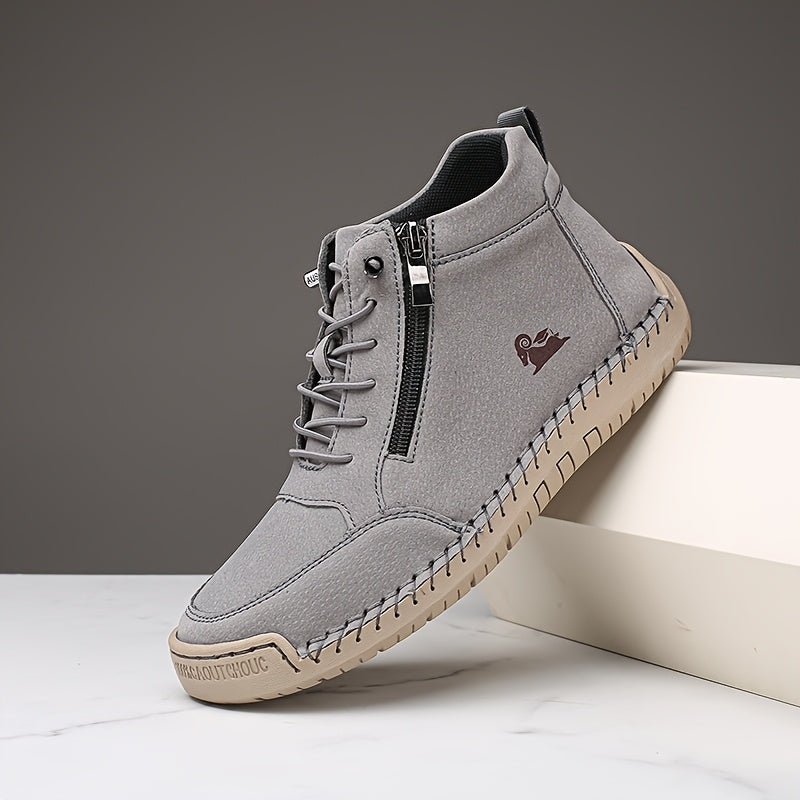 Sarah | Classic Zip-Up High Top Supportive Walking Shoes