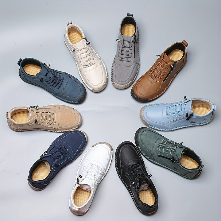 Sarah | Classic Zip-Up High Top Supportive Walking Shoes