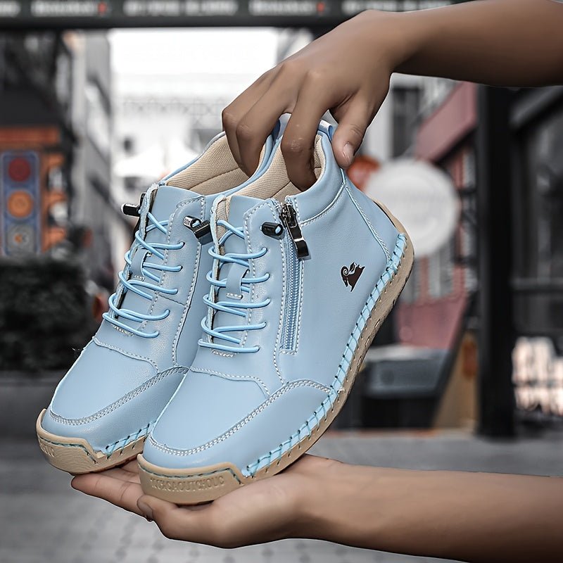 Sarah | Classic Zip-Up High Top Supportive Walking Shoes