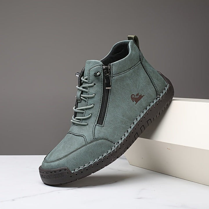 Sarah | Classic Zip-Up High Top Supportive Walking Shoes