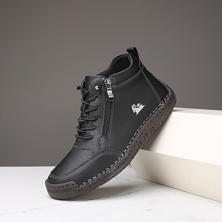 Sarah | Classic Zip-Up High Top Supportive Walking Shoes