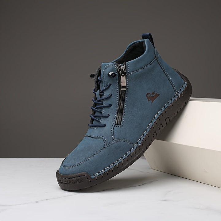 Sarah | Classic Zip-Up High Top Supportive Walking Shoes