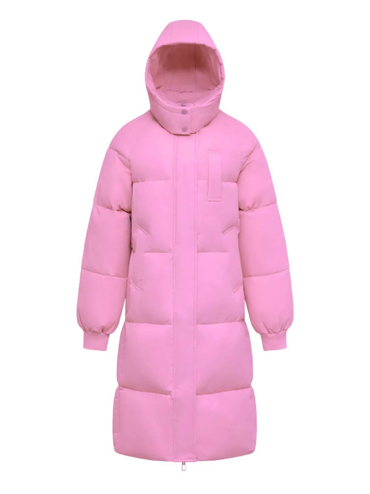 Sharon | Effortless Long Hooded Winter Puffer Jacket
