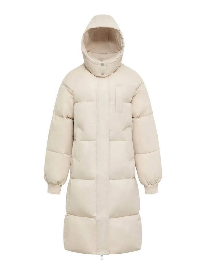 Sharon | Effortless Long Hooded Winter Puffer Jacket