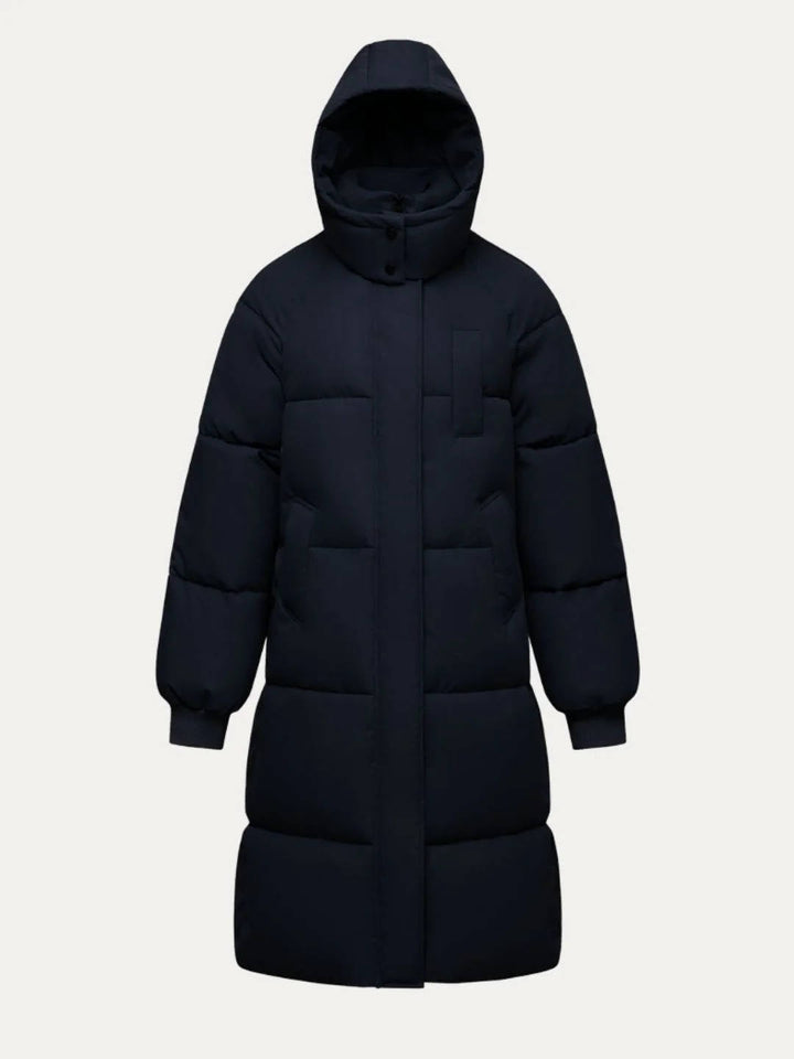 Sharon | Effortless Long Hooded Winter Puffer Jacket