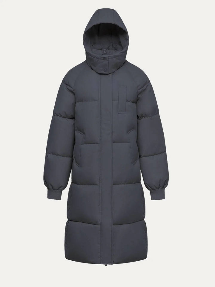 Sharon | Effortless Long Hooded Winter Puffer Jacket