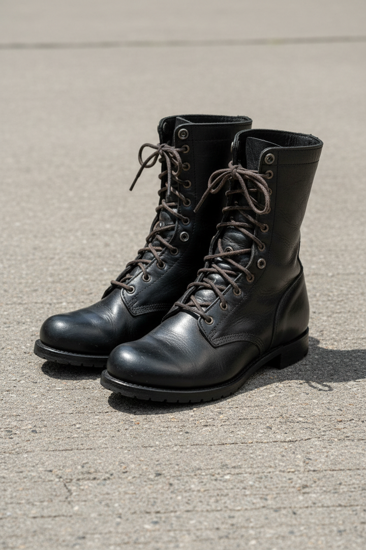 Sharon | Elegant Lace-Up Combat Boots Women