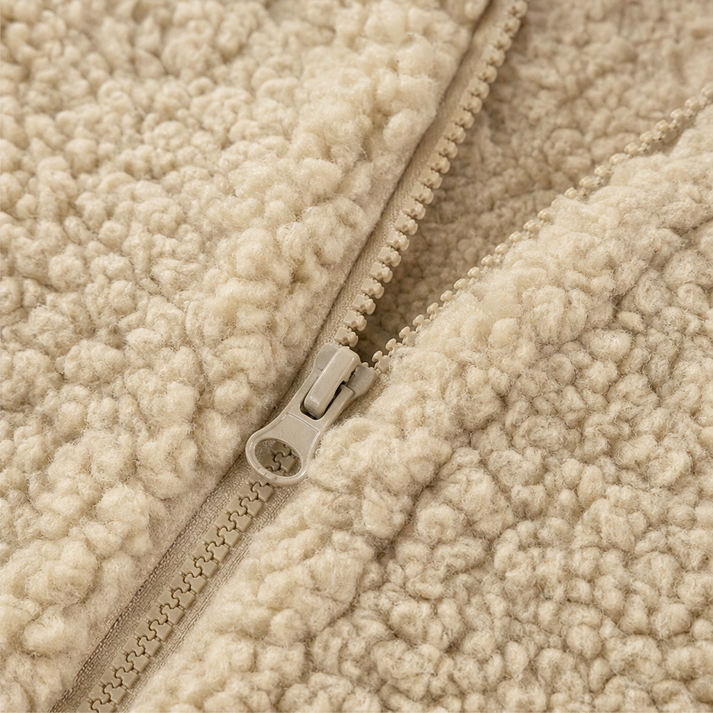 Sharon | Hooded Zip-Up Sherpa Jacket Women