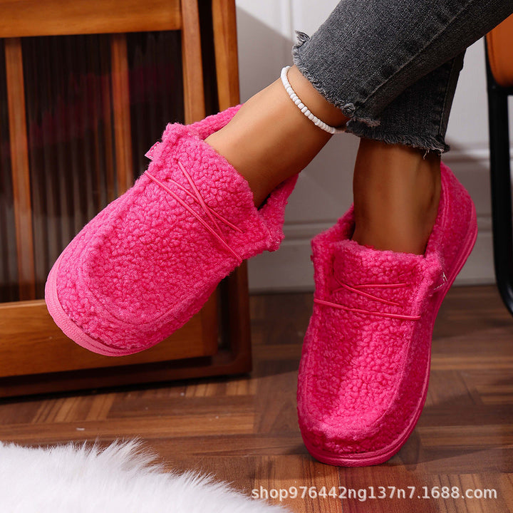 Sophia | Sophisticated Fuzzy Fleece Moccasin House Slippers