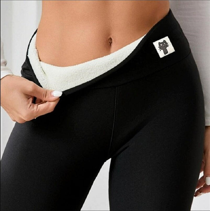 Stephanie | Stylish High-Waist Fleece Lined Leggings