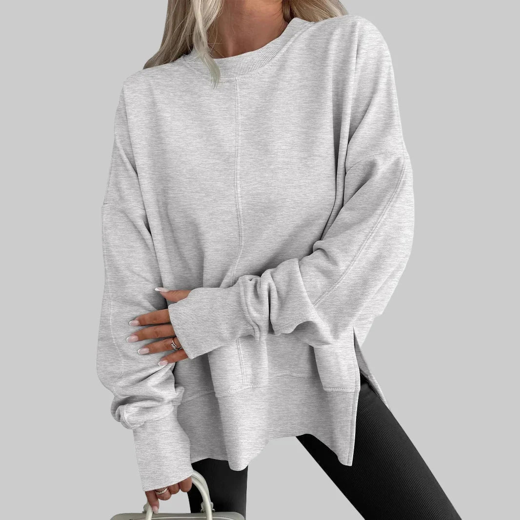 Susan | Refined Oversized Dropped Shoulder Crewneck Sweatshirt