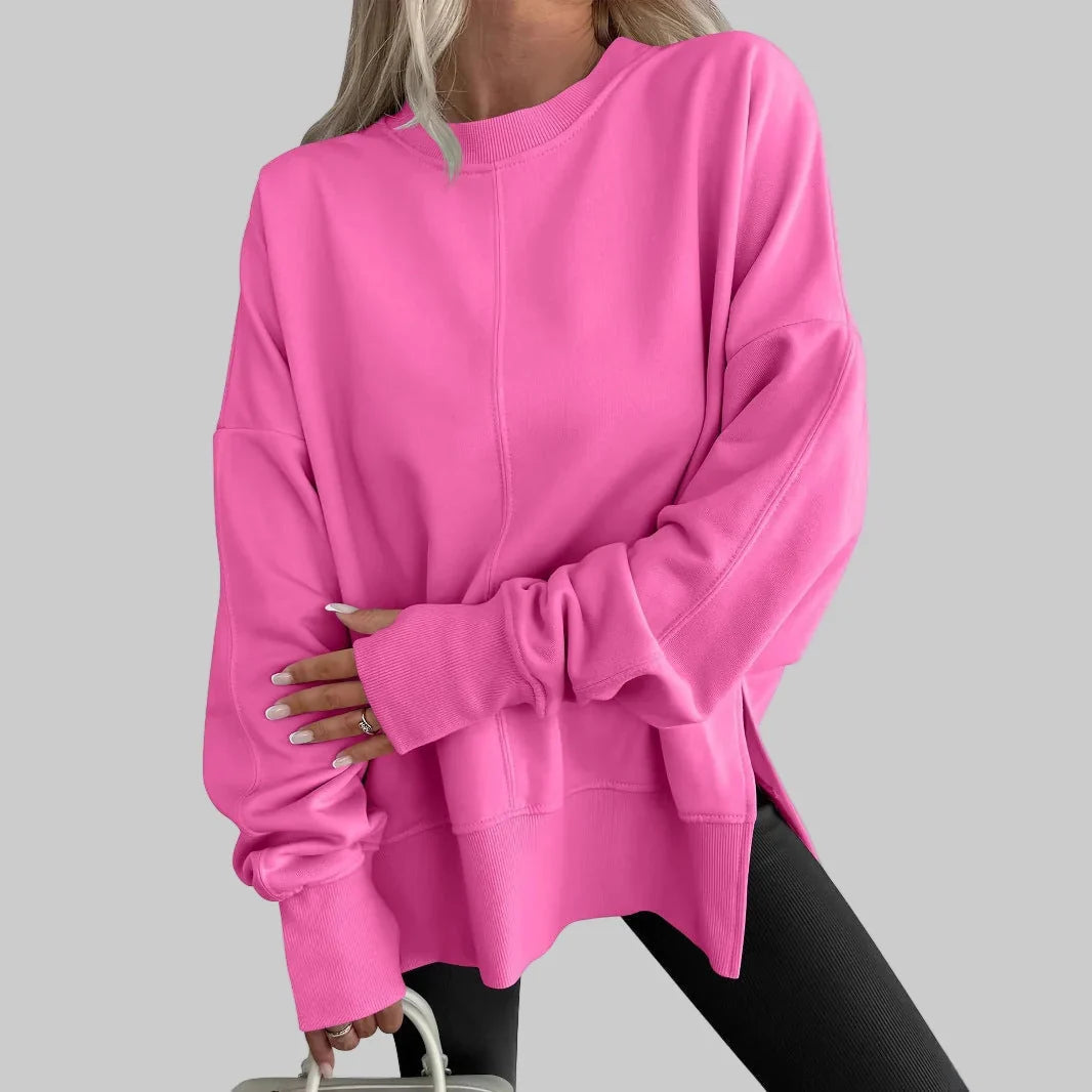 Susan | Refined Oversized Dropped Shoulder Crewneck Sweatshirt