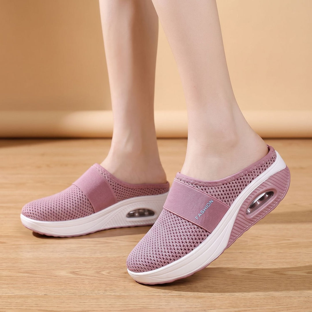 Teresa | Backless Slip-On Supportive Walking Shoes