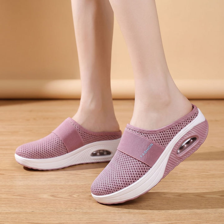Teresa | Backless Slip-On Supportive Walking Shoes