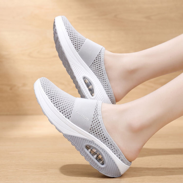 Teresa | Backless Slip-On Supportive Walking Shoes