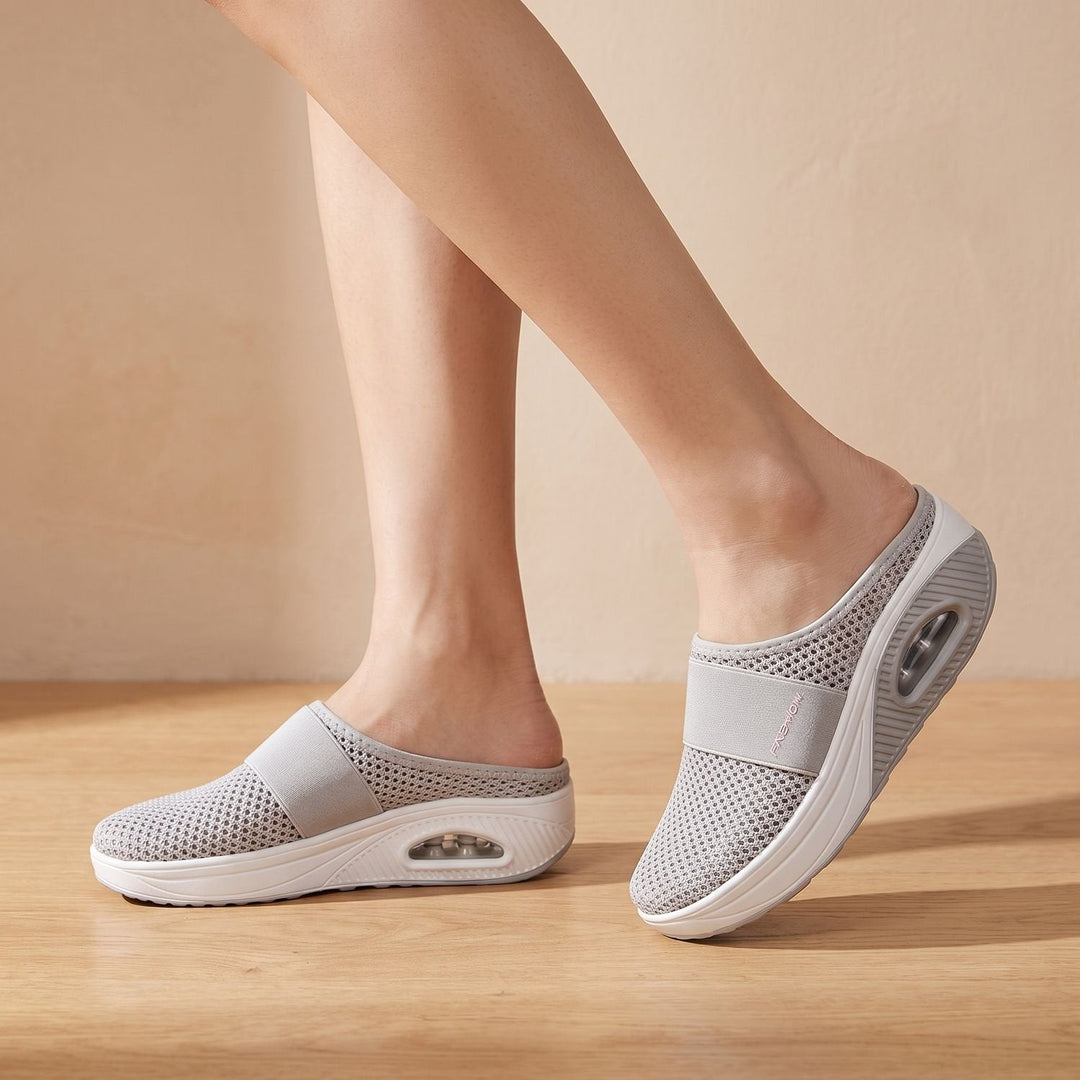 Teresa | Backless Slip-On Supportive Walking Shoes