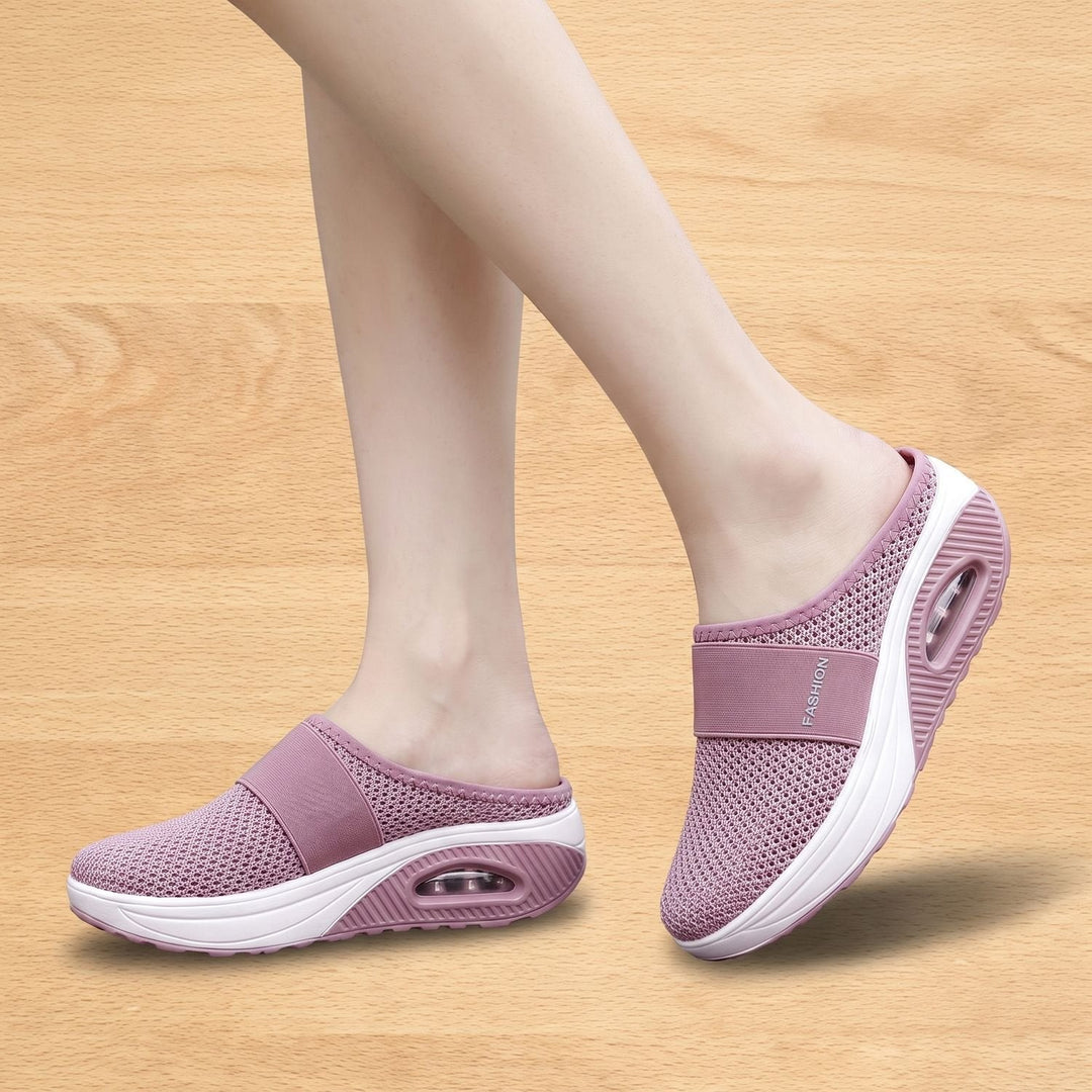 Teresa | Backless Slip-On Supportive Walking Shoes