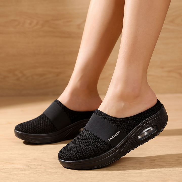 Teresa | Backless Slip-On Supportive Walking Shoes