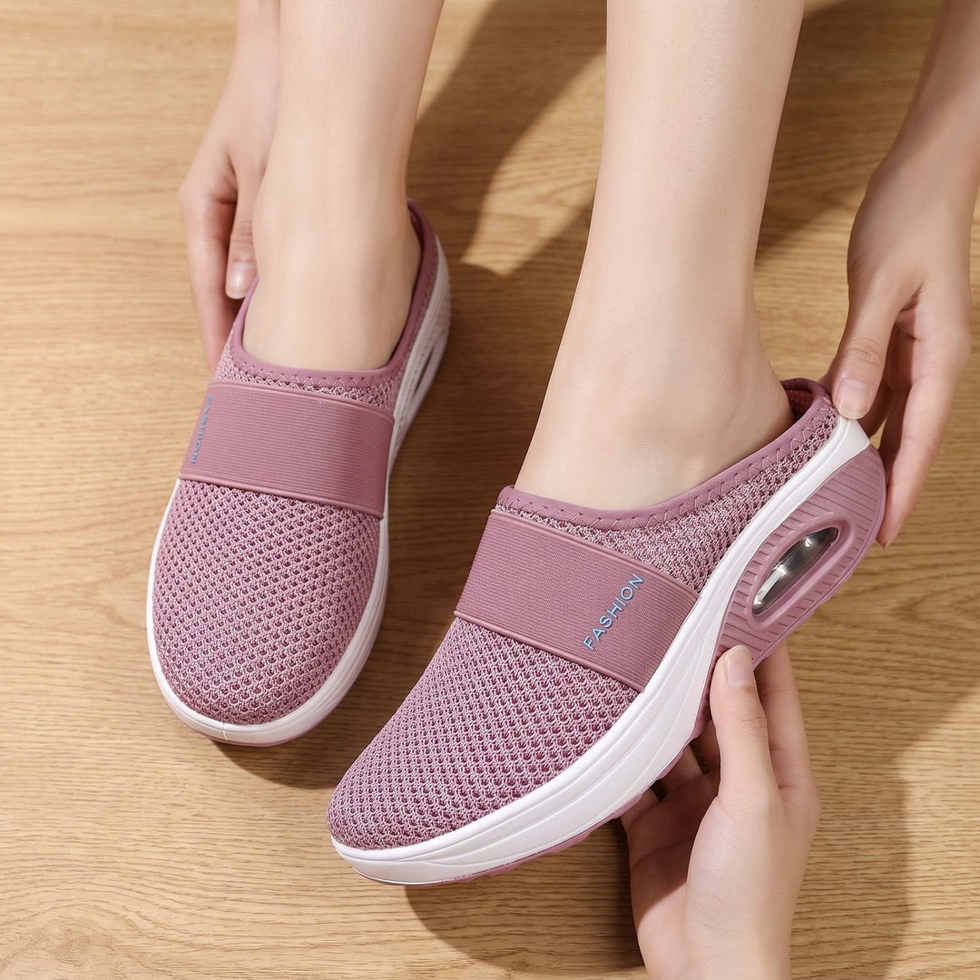 Teresa | Backless Slip-On Supportive Walking Shoes