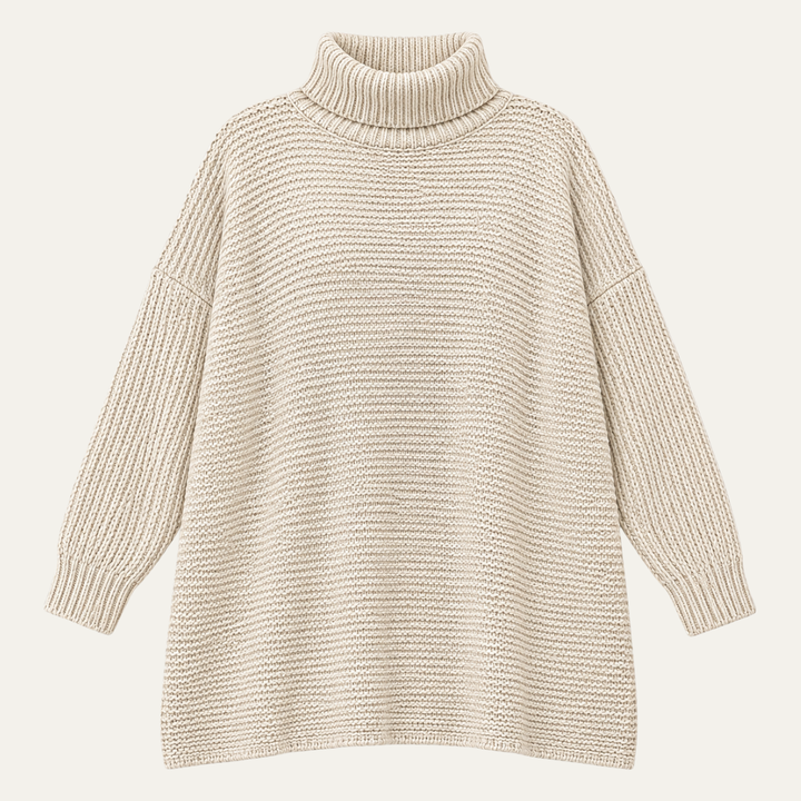 Teresa | Sophisticated Oversized Turtleneck Sweater Dress