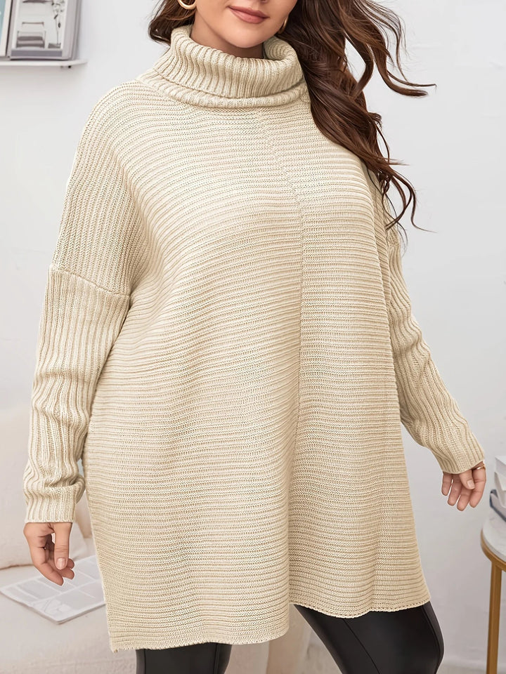 Teresa | Sophisticated Oversized Turtleneck Sweater Dress