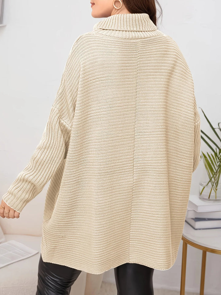 Teresa | Sophisticated Oversized Turtleneck Sweater Dress