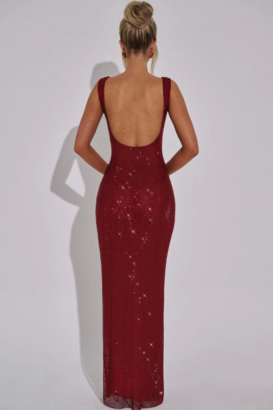 Theresa | Graceful Sequin Christmas Dress Maxi Gown