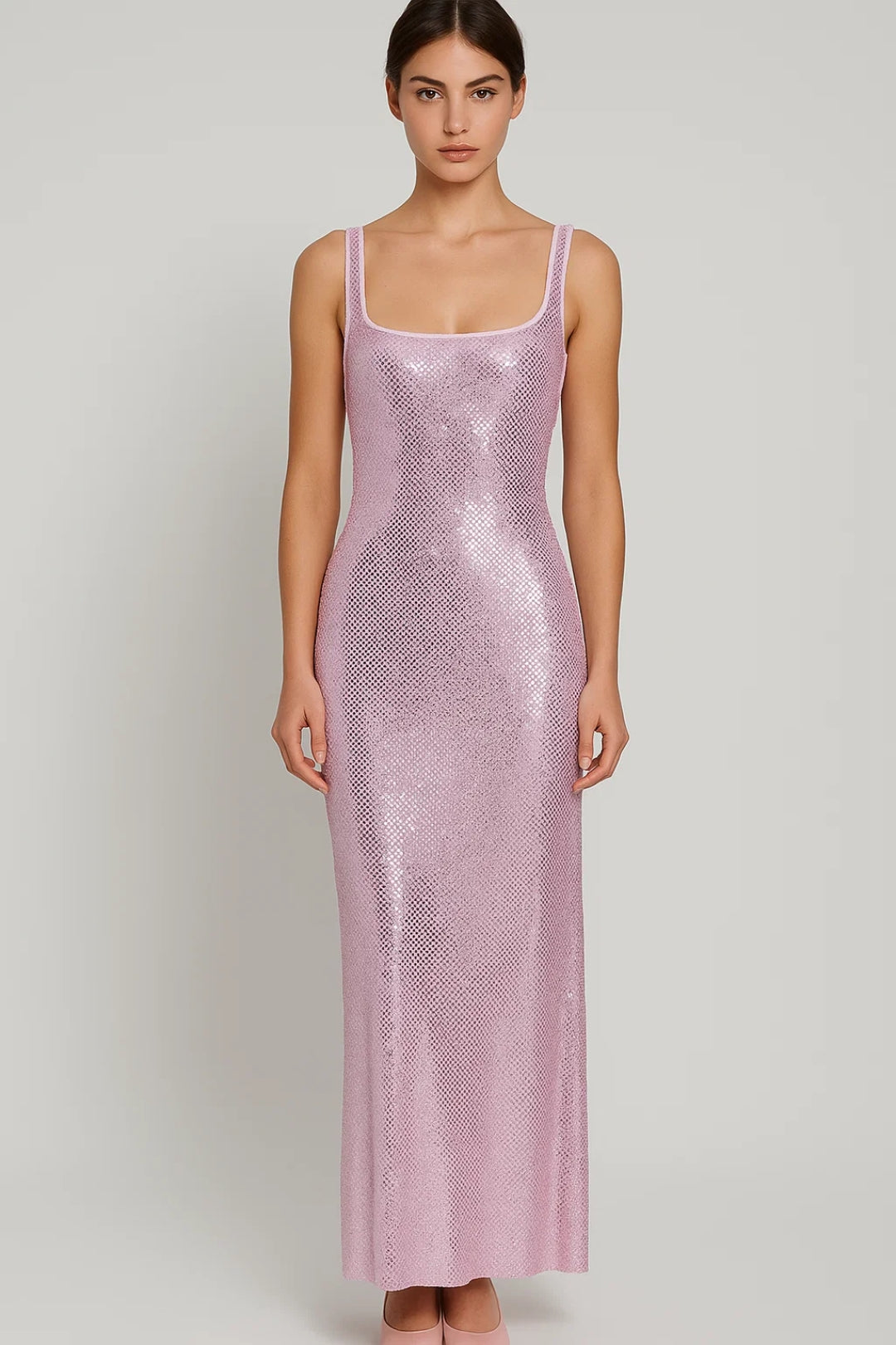 Theresa | Graceful Sequin Christmas Dress Maxi Gown