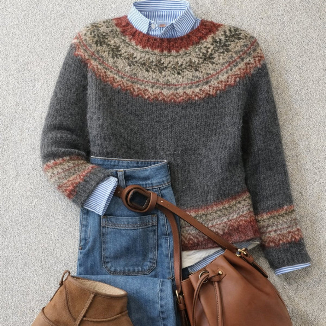 Tiffany | Timeless Fair Isle Christmas Sweater Women