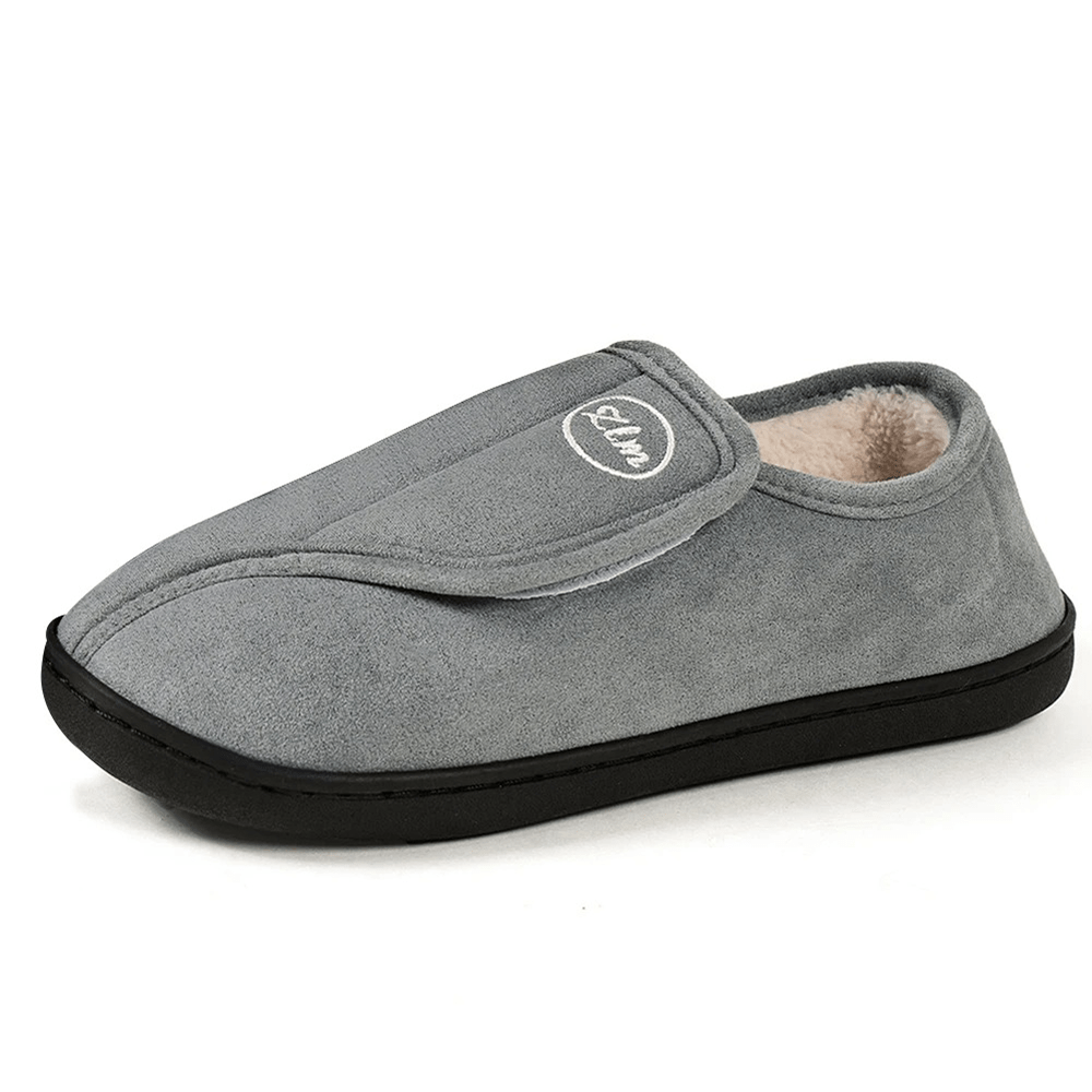 Timothy | Adjustable Wide Fit Plush Lined Mens Slippers