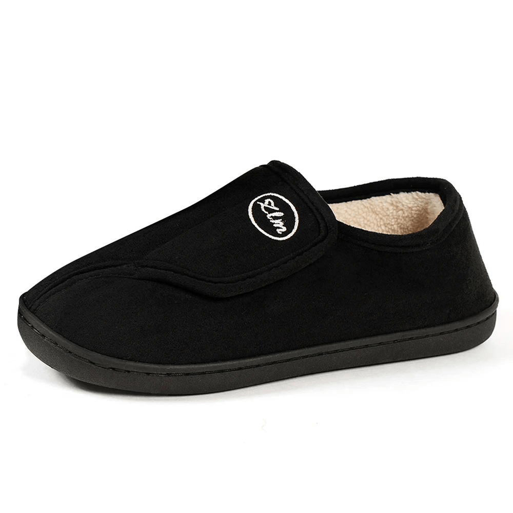 Timothy | Adjustable Wide Fit Plush Lined Mens Slippers