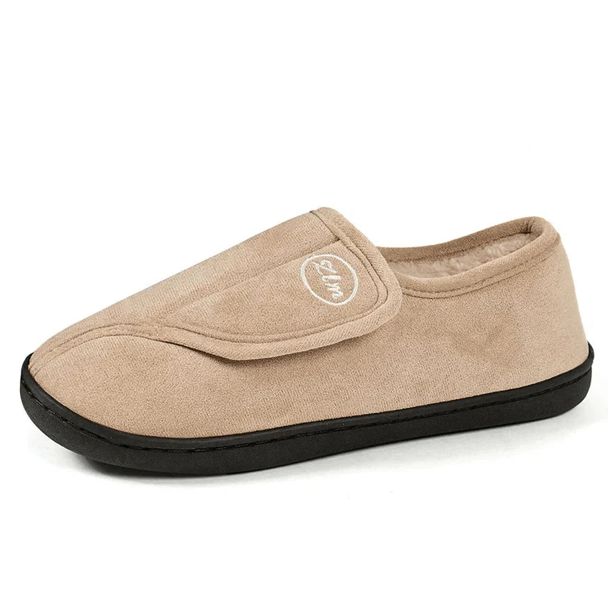 Timothy | Adjustable Wide Fit Plush Lined Mens Slippers