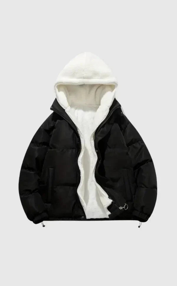 Vincent | Cozy Sherpa Lined Hooded Puffer Jacket