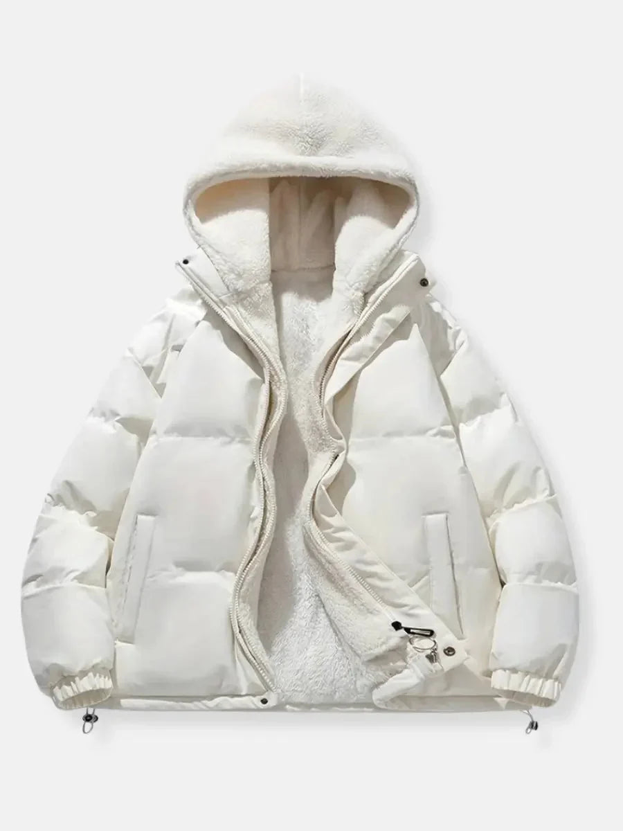 Vincent | Cozy Sherpa Lined Hooded Puffer Jacket