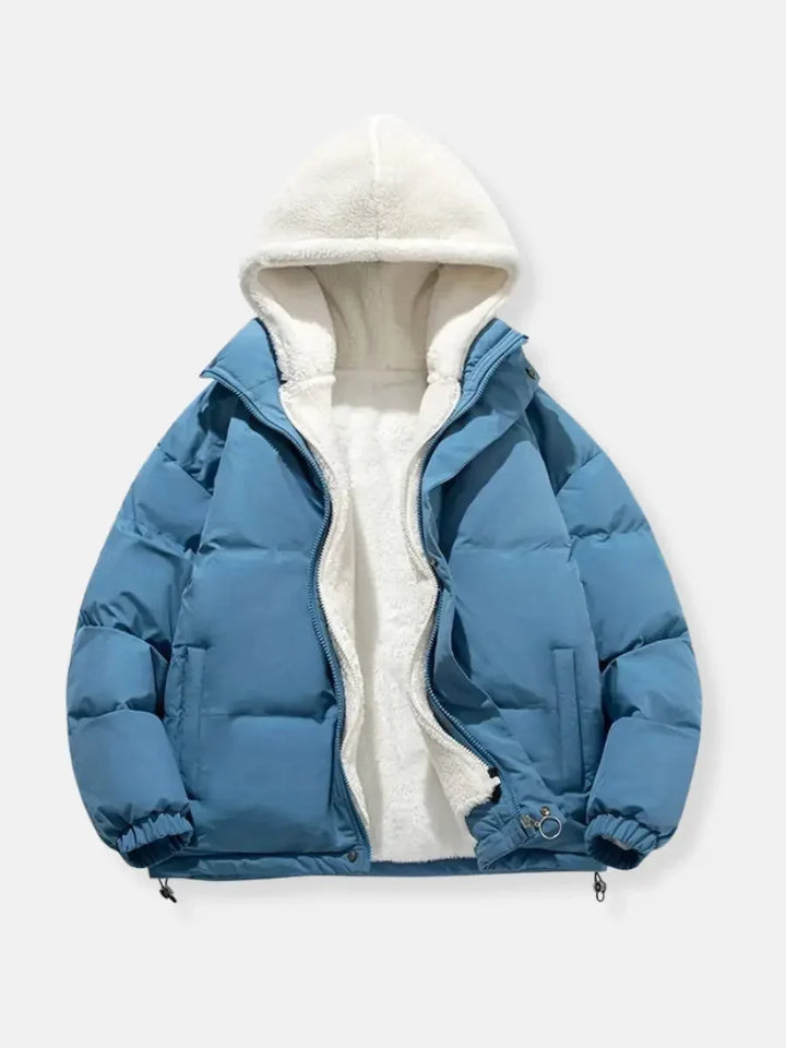 Vincent | Cozy Sherpa Lined Hooded Puffer Jacket