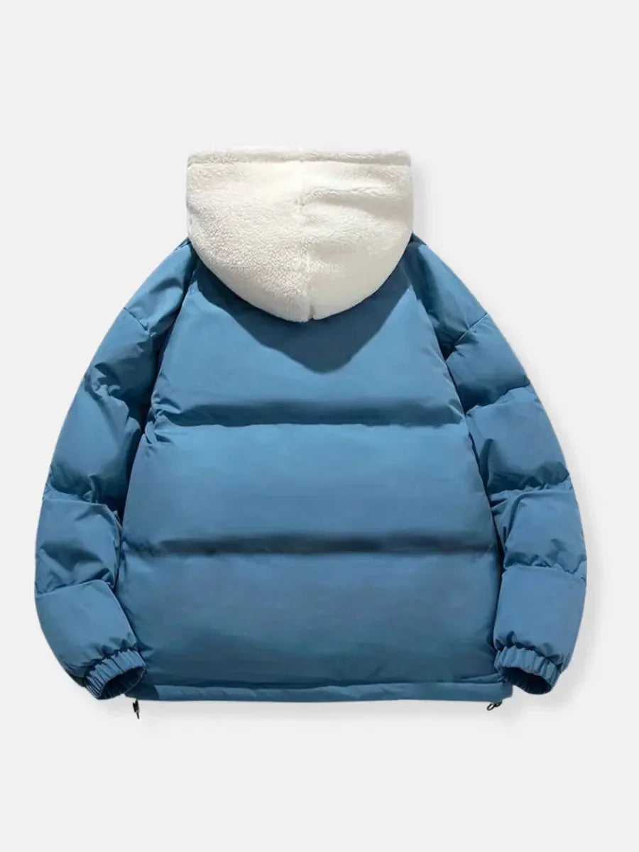 Vincent | Cozy Sherpa Lined Hooded Puffer Jacket