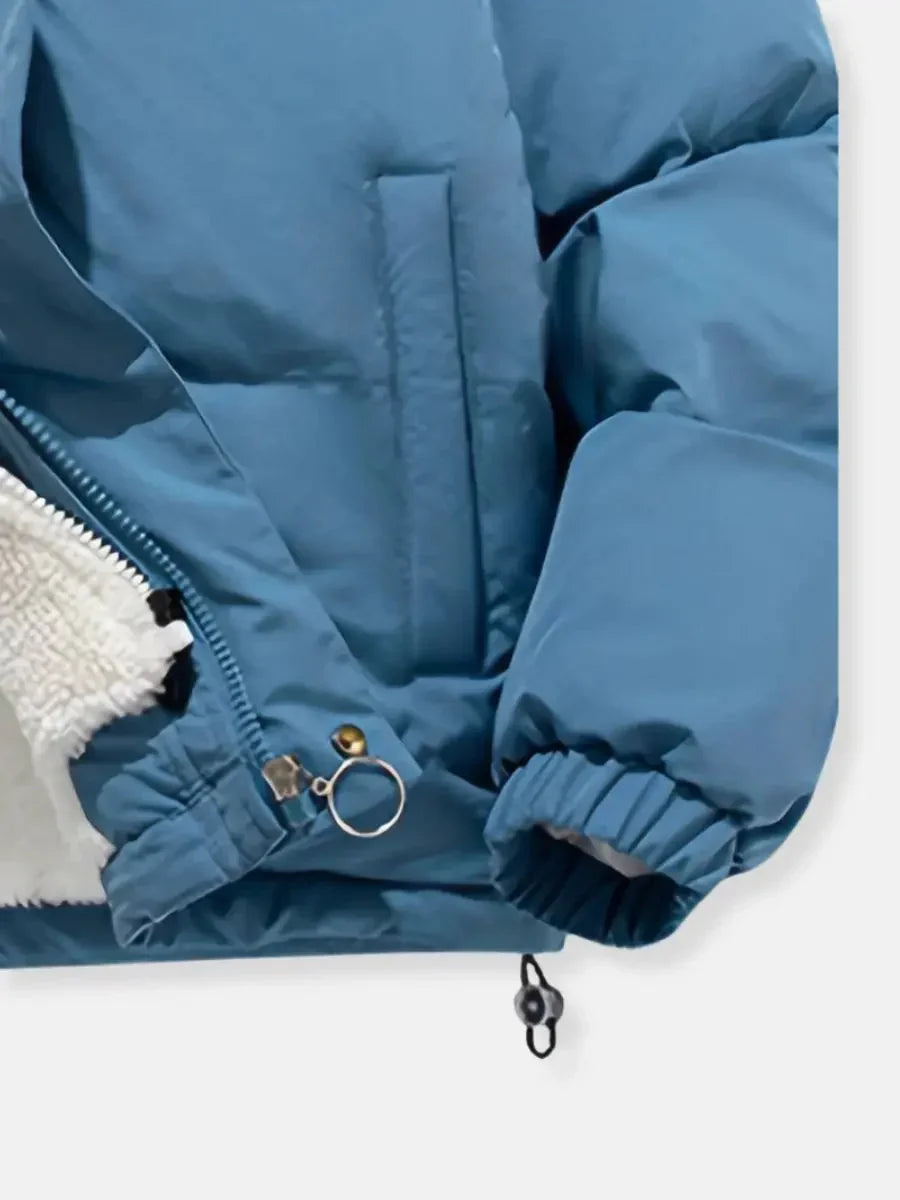 Vincent | Cozy Sherpa Lined Hooded Puffer Jacket