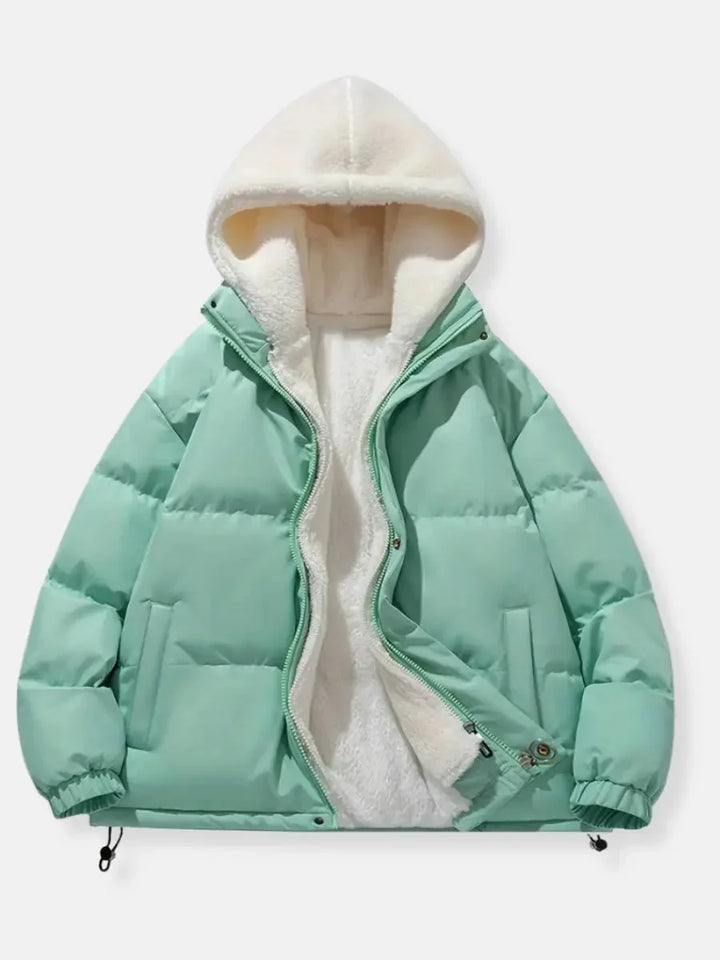 Vincent | Cozy Sherpa Lined Hooded Puffer Jacket