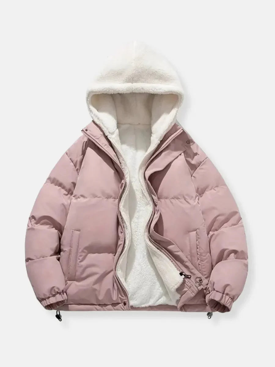 Vincent | Cozy Sherpa Lined Hooded Puffer Jacket