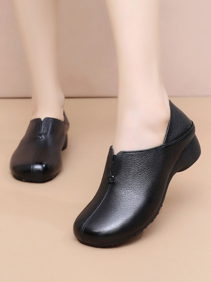 Virginia | Polished Slip-On Supportive Walking Shoes