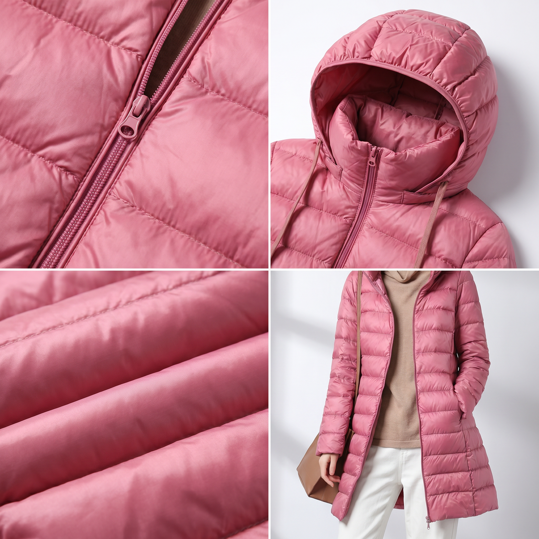 Virginia | Refined Hooded Quilted Puffer Jacket