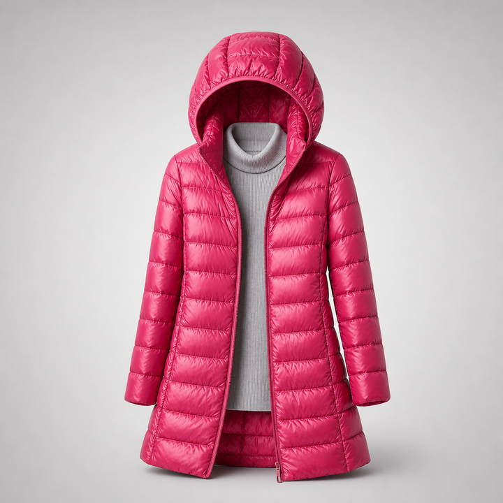 Virginia | Refined Hooded Quilted Puffer Jacket
