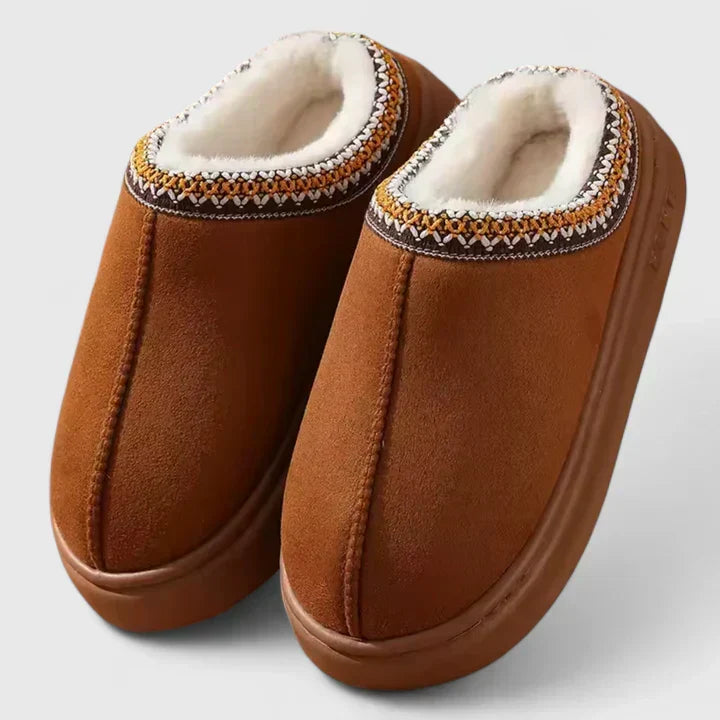 Wayne | Plush-Lined Slip-On Mens Slippers