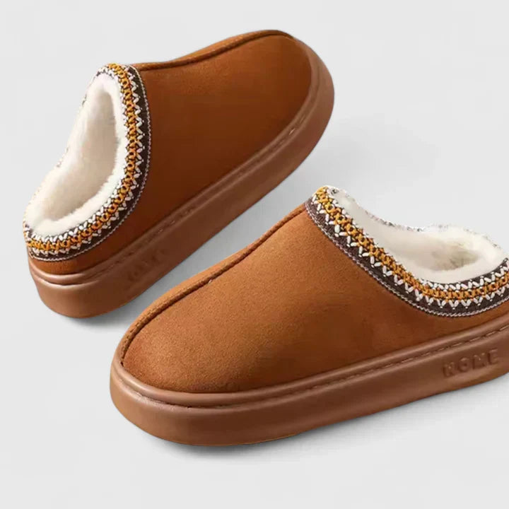 Wayne | Plush-Lined Slip-On Mens Slippers