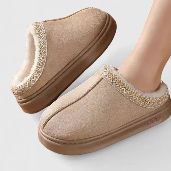 Wayne | Plush-Lined Slip-On Mens Slippers