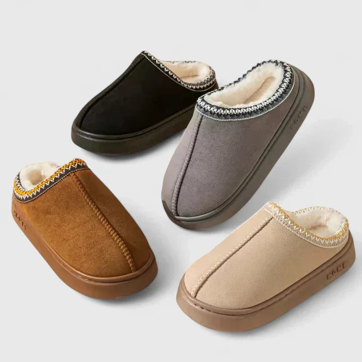 Wayne | Plush-Lined Slip-On Mens Slippers
