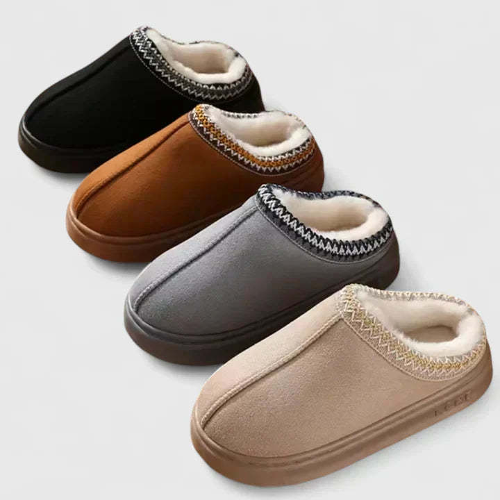 Wayne | Plush-Lined Slip-On Mens Slippers