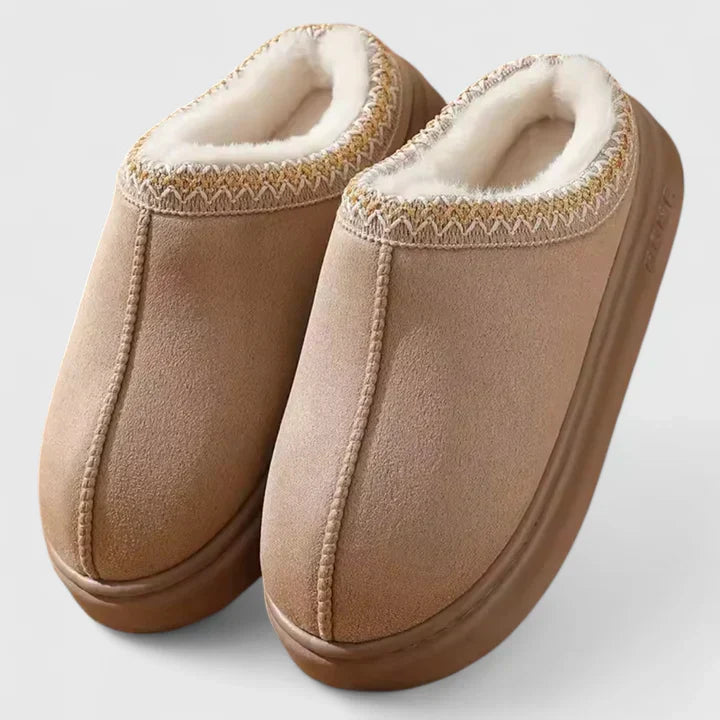 Wayne | Plush-Lined Slip-On Mens Slippers