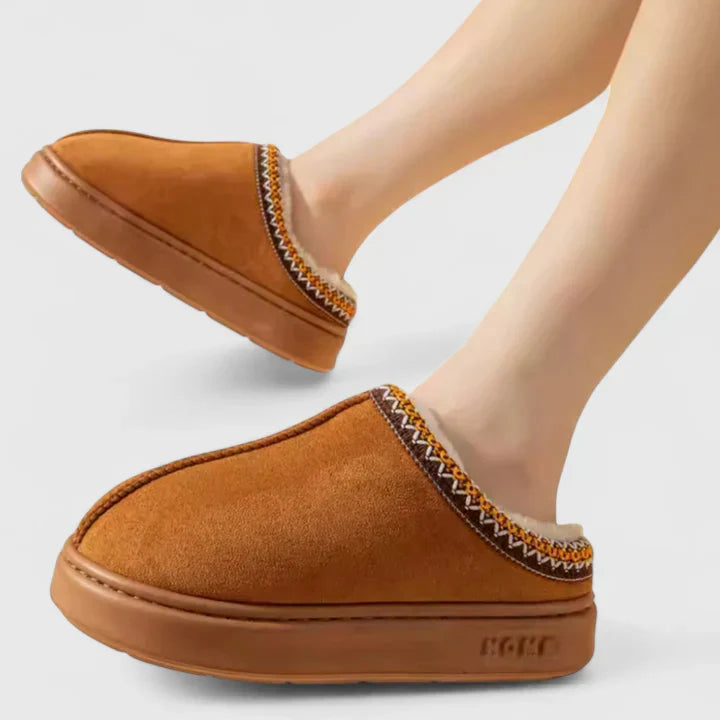 Wayne | Plush-Lined Slip-On Mens Slippers