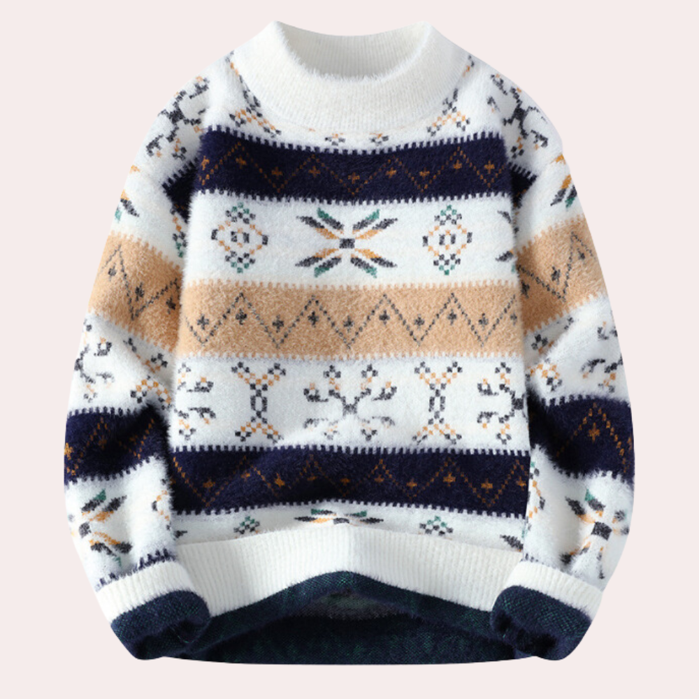 Willie | Fair Isle Knit Mens Christmas Sweater